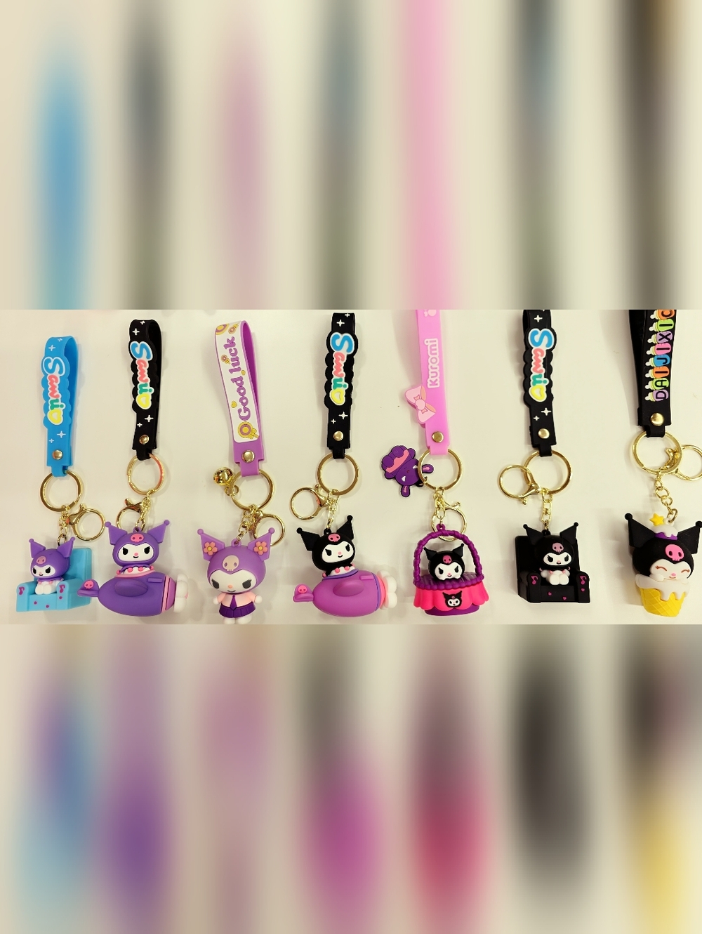 4-Kuromi Keychains - Picture 2 of 9